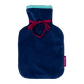 Hot Water Bottle with Soft Velour Cover