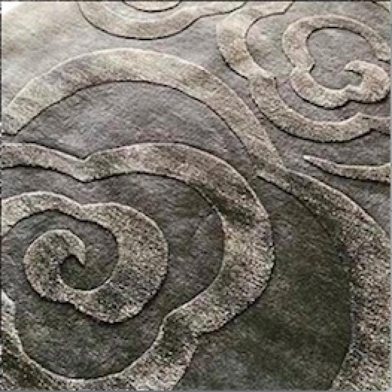 Carpet in Organic Silk and Wool - Roselines