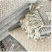 Wool Throw 100% Organic- Solene plaid